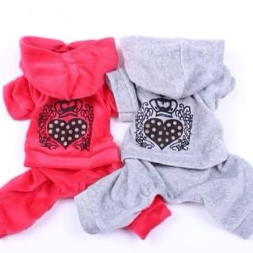 NWT Dog Velvet Jumpsuit